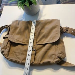 Aeropostale Messenger Bag Crossbody Laptop Briefcase Canvas Organizer Pockets